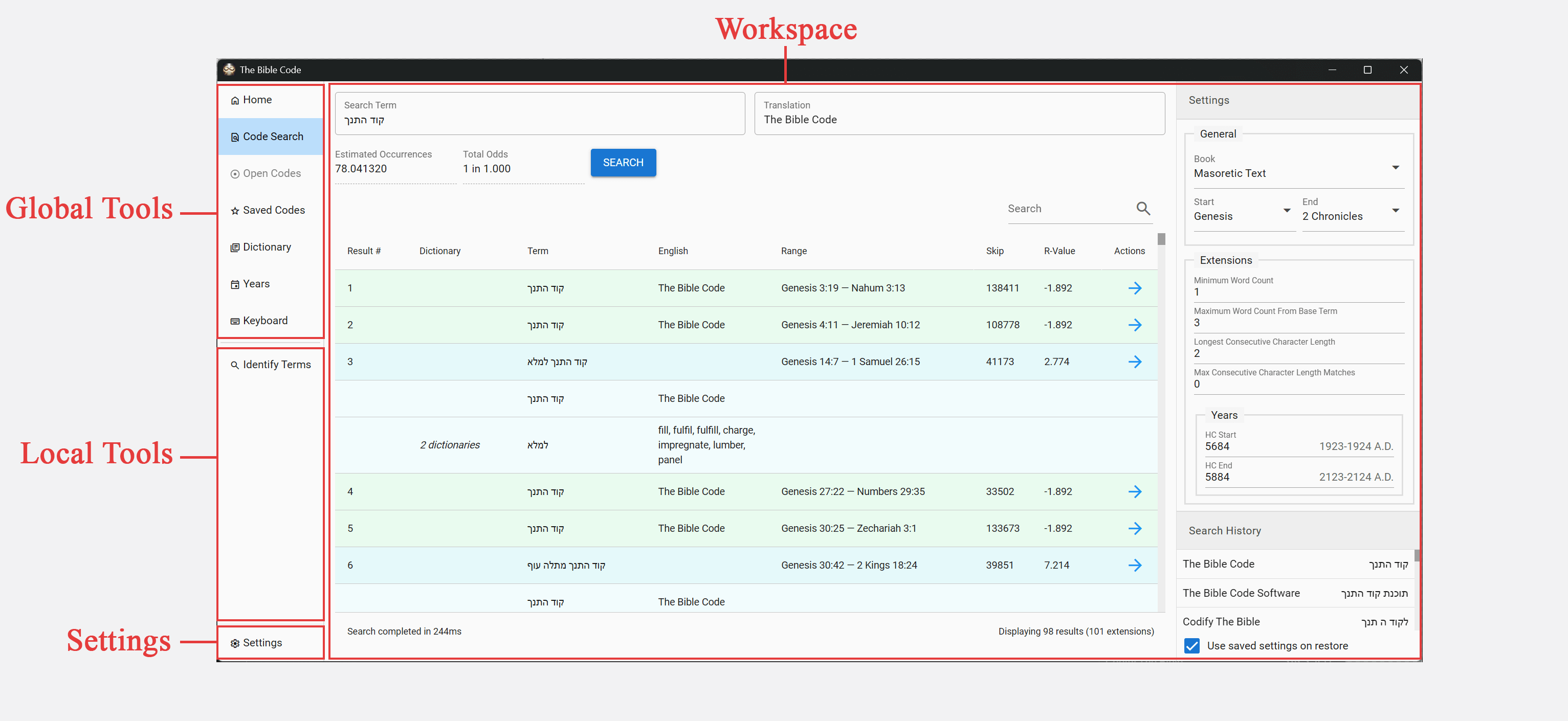 Main Interface